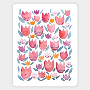 Spring Tulip Blossoms Sticker